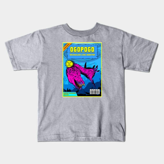 OGOPOGO Kids T-Shirt by theanomalius_merch